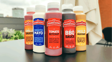 Introducing our new-look bottles: a new era for Harrisons Sauces