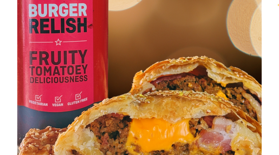 Relish Meets Burger Wellington in the Ultimate Comfort Food Mash Up