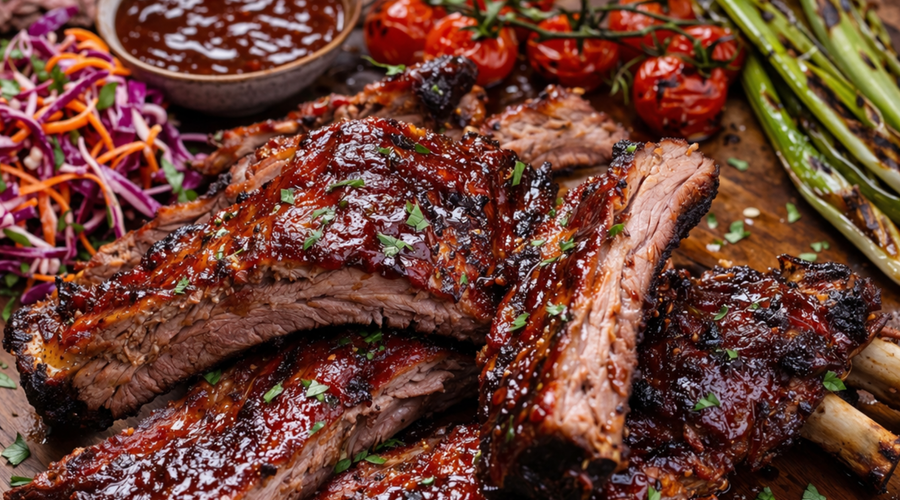 Harrisons Ketchup Glazed Short Rib 'Steaks'