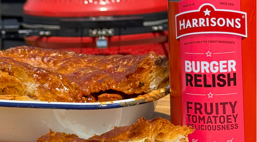Hot Dog Pie with Harrisons Burger Relish