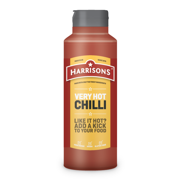 Very Hot Chilli Sauce 1 Litre Bottle (Case of 6)