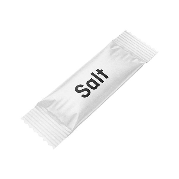 Mini Sacket Salt Salt Sachets | Single Serve Table Salt Packs