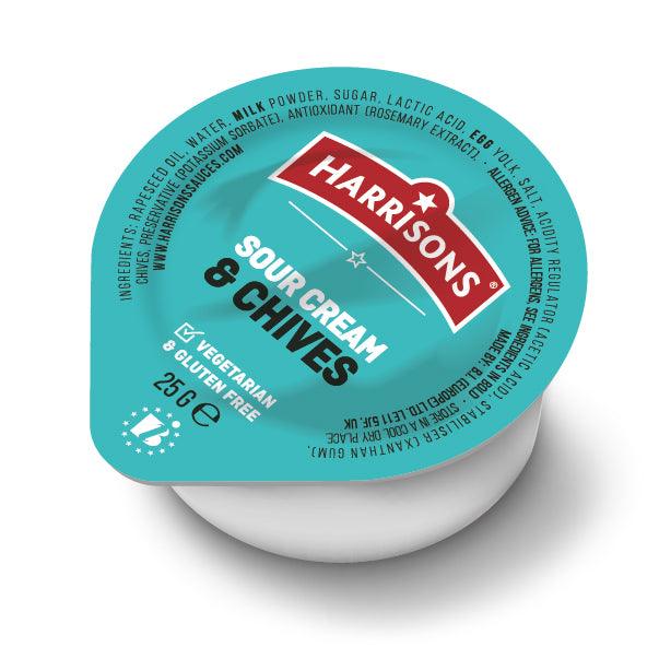 Sour Cream & Chives Dip (100 per case) - Harrisons Sauces