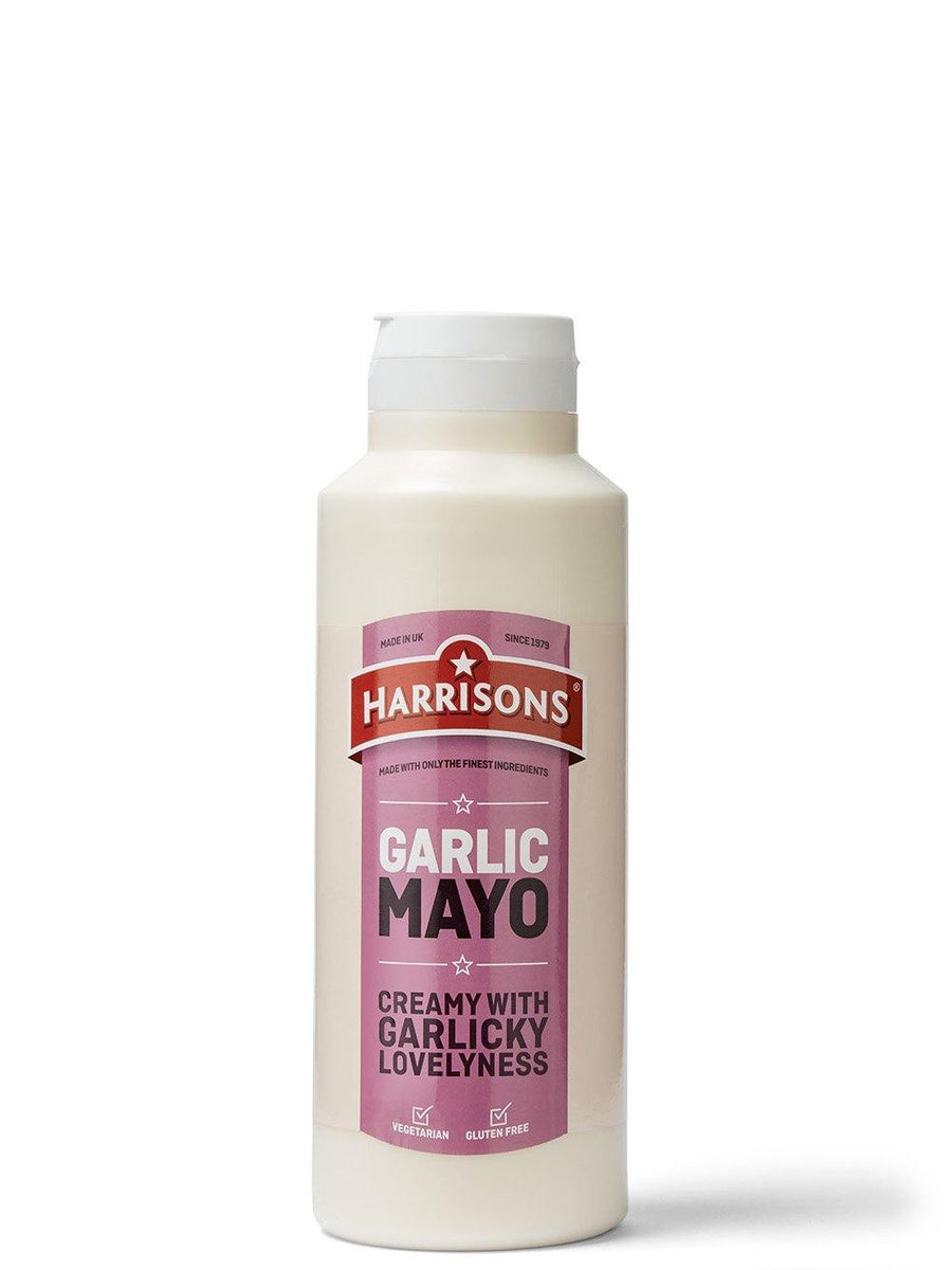 Garlic Mayonnaise 1 Litre Bottle (Case of 6) - Harrisons Sauces