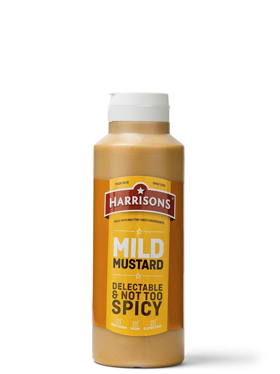 Mild Mustard 1 Litre Bottle (Case of 6) - Harrisons Sauces